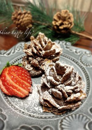 簡単松ぼっくりケーキ-レシピのメイン写真