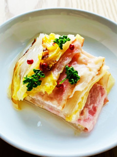 白菜とベーコンとチーズのミルフィーユ♪-レシピのメイン写真