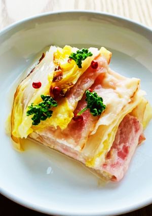 白菜とベーコンとチーズのミルフィーユ♪-レシピのメイン写真