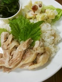 炊飯器で簡単☆カオマンガイ~海南鶏飯~-レシピのメイン写真