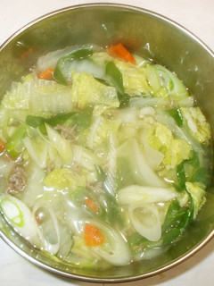 ひき肉と白菜のスープ♪簡単-レシピのメイン写真