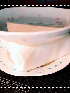 レンジで簡単!豆腐の水切り-レシピのメイン写真