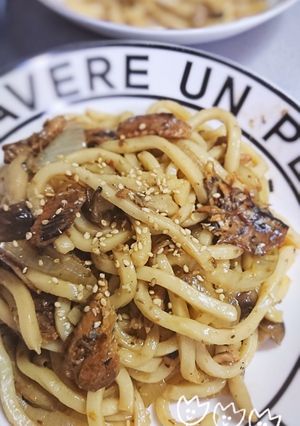 ☆うんまっ！サンマ缶の焼きうどん☆-レシピのメイン写真