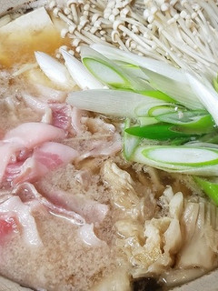 白菜漬と豚バラ肉の鍋-レシピのメイン写真