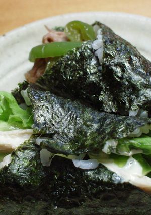 お肉で手巻き寿司♬♫-レシピのメイン写真