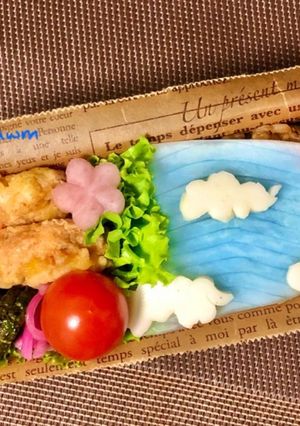 大人のキャラ弁鬼滅シリーズ20【鱗滝】-レシピのメイン写真