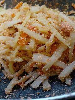 大根と人参の皮の炒め物-レシピのメイン写真