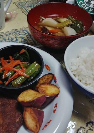 小松菜人参醤油ナムル(簡単)-レシピのメイン写真