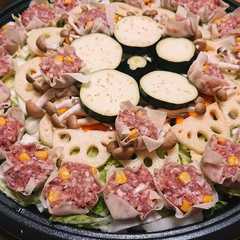 ホットプレートで焼売とたっぷり蒸し野菜-レシピのメイン写真