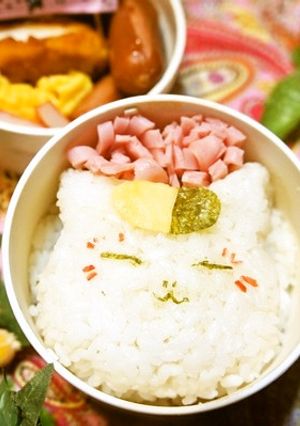 この表情に癒される♪おにぎりニャンコ先生-レシピのメイン写真