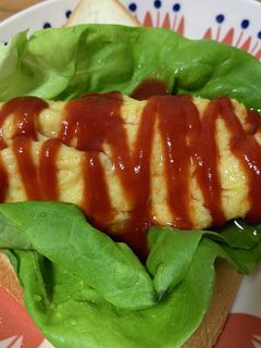 チーズオムレツふわふわトースト-レシピのメイン写真