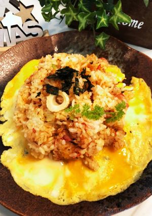 余った具材で✨チャーハン☆*。-レシピのメイン写真