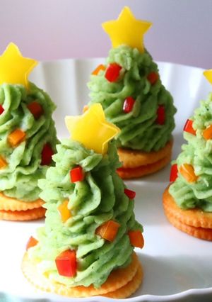 マッシュポテトのクリスマスツリー2020-レシピのメイン写真