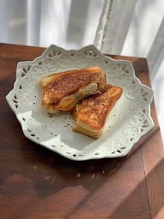 ハムエッグホットサンド-レシピのメイン写真