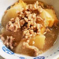 รูปของ めんつゆで！大根と厚揚げのひき肉あんかけ