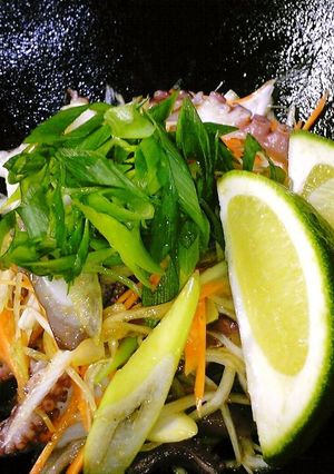 タコと葱の韓国風サラダ-レシピのメイン写真