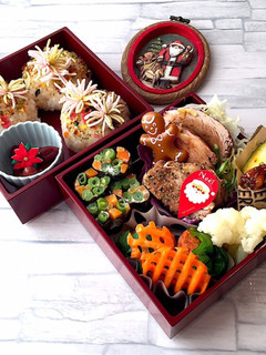 煮豚 丸おにぎり弁当 詰め方-レシピのメイン写真