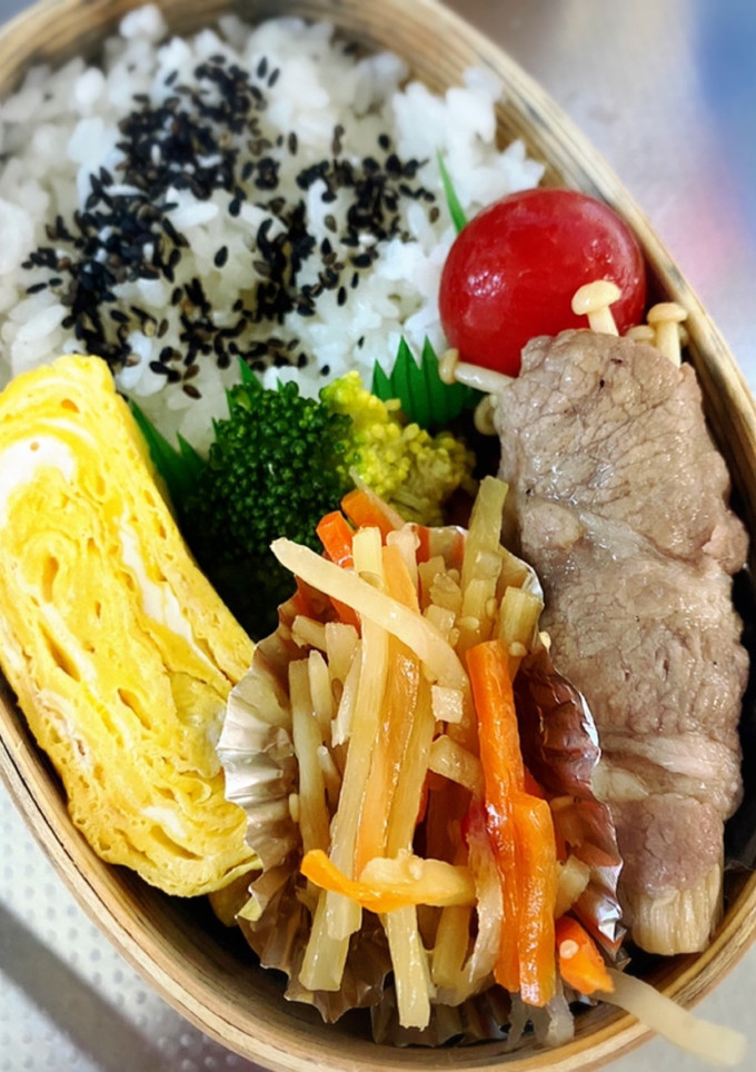 えのきの豚しゃぶ肉巻き弁当-レシピのメイン写真
