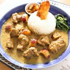 รูปของ 黒ごま豆乳のほっこりチキンカレー