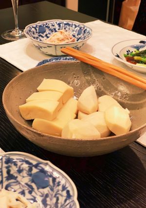 簡単♡海老芋と高野豆腐の炊き合わせ-レシピのメイン写真