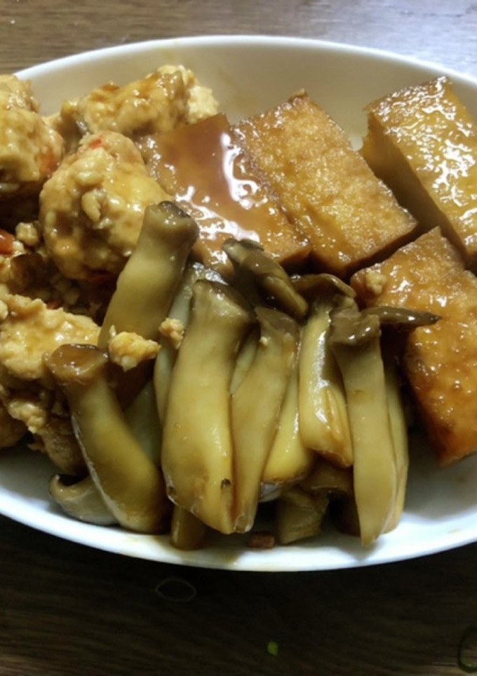 厚揚げとつくねのすき焼き煮-レシピのメイン写真