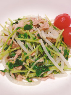 豆苗ともやしとツナのナムル-レシピのメイン写真