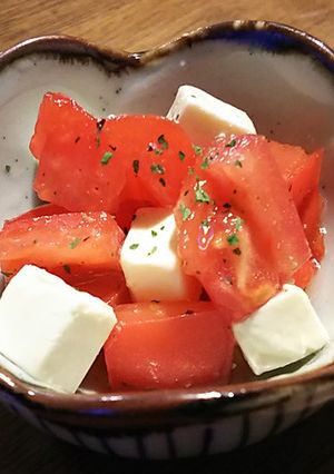 トマトとクリームチーズのカプレーゼ風-レシピのメイン写真