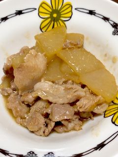 大根と豚こまの炒め煮-レシピのメイン写真
