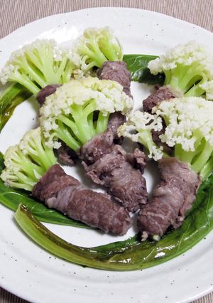 カリフローレの牛肉巻き-レシピのメイン写真