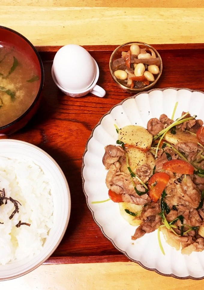長芋と豚肉のオイスター炒め-レシピのメイン写真