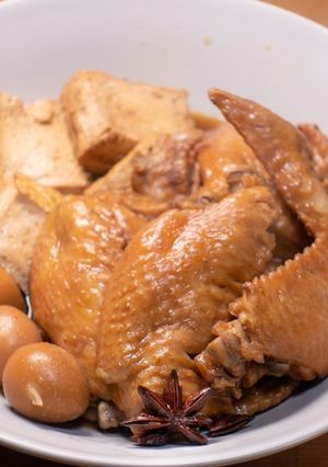 八角香る手羽先の台湾風煮物(圧力鍋)-レシピのメイン写真