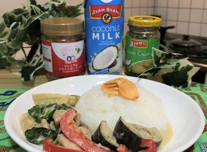 【お家で簡単アジア料理】グリーンカレー-レシピのメイン写真