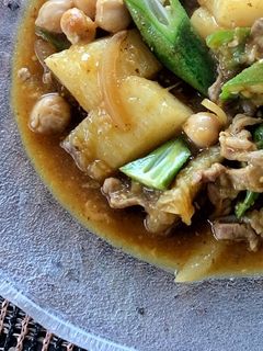 長芋と豚肉の味噌カレー煮-レシピのメイン写真