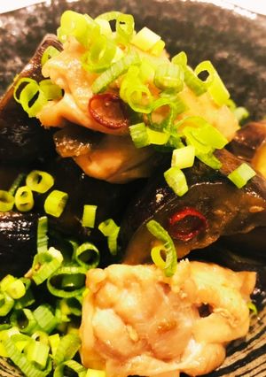 鶏肉とナスの甘辛煮☆-レシピのメイン写真