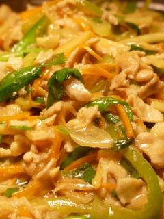 【豚肉と細切り野菜炒め】チンジャオロース-レシピのメイン写真