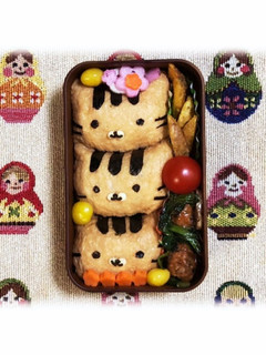 JC弁当<虎猫三兄弟編>-レシピのメイン写真