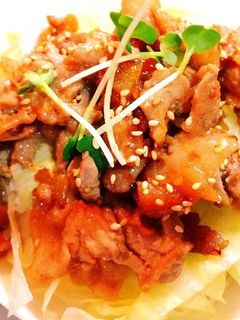 焼き肉のタレ味再現♡-レシピのメイン写真