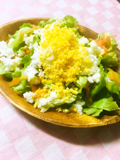 みかんドレッシングでいただくミモザサラダ-レシピのメイン写真