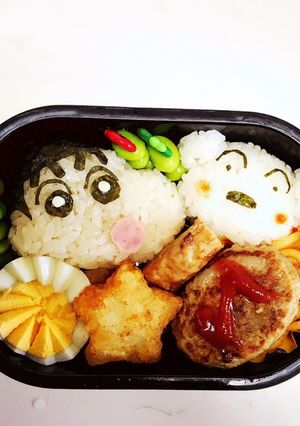 クレヨンしんちゃん お弁当 キャラ弁-レシピのメイン写真