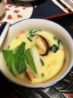 松茸のお吸い物で茶碗蒸し-レシピのメイン写真