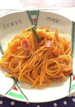 材料3つで簡単！ズボラナポリタン(^^)-レシピのメイン写真