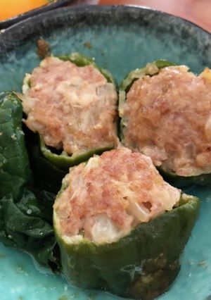 うちの定番ピーマンの肉詰め-レシピのメイン写真