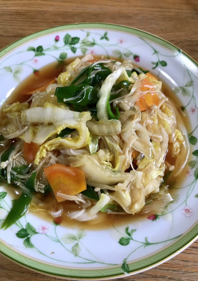 余った野菜で　和風あんかけそうめん-レシピのメイン写真