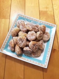 バナナ豆腐ドーナツ♪少ない油で♪-レシピのメイン写真