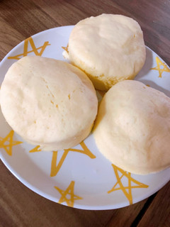 離乳食 スポンジみたいな蒸しパン-レシピのメイン写真