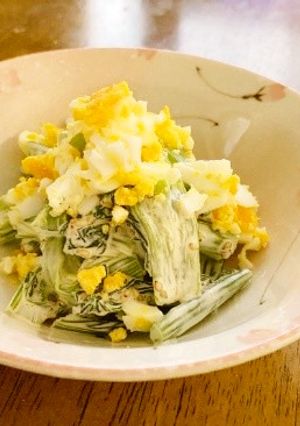 給食の味♪小松菜ゴマネーズサラダ-レシピのメイン写真