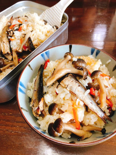 ラージメスティン de 鰯の炊き込みご飯-レシピのメイン写真