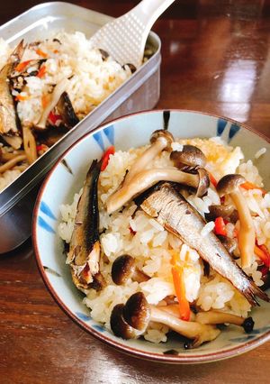 ラージメスティン de 鰯の炊き込みご飯-レシピのメイン写真