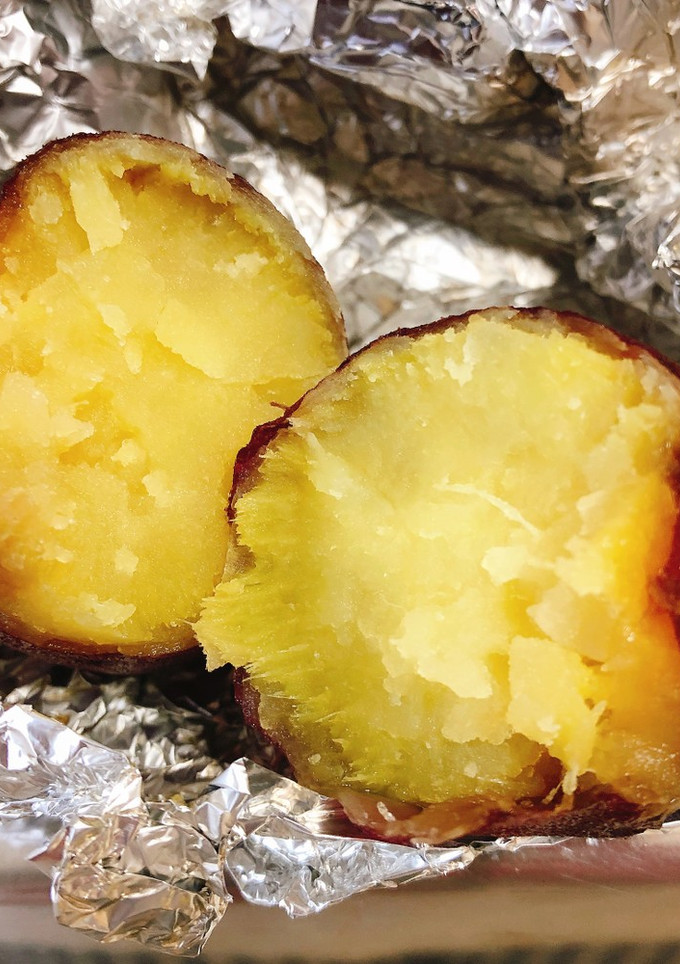 しっとりねっとり甘い焼き芋♡になるコツ！-レシピのメイン写真