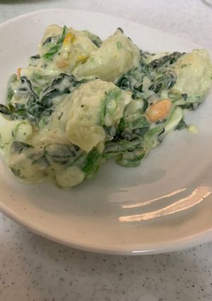 ほうれん草のポテトサラダ-レシピのメイン写真